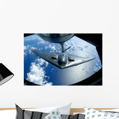 B-2 Spirit Moves into Wall Decal shown on a wall