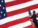 Airman Posts American Flag Wall Decal