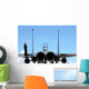 Airman Checks F-15e Strike Wall Decal