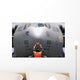 Ground Crewmember Marshals C-17 Wall Decal