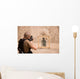 Soldier Fires Three round Wall Decal