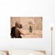 Soldier Fires Three round Wall Decal