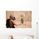 Soldier Fires Three round Wall Decal