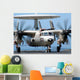 E-2c Hawkeye Conducts Arrested Wall Decal