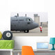 Santa Arrives C-130 Hercules Wall Decal