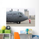Santa Arrives C-130 Hercules Wall Decal