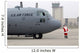 Santa Arrives C-130 Hercules Wall Decal