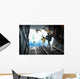 Pararescuemen Perform Static-line Jump Wall Decal