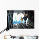 Pararescuemen Perform Static-line Jump Wall Decal