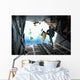 Pararescuemen Perform Static-line Jump Wall Decal