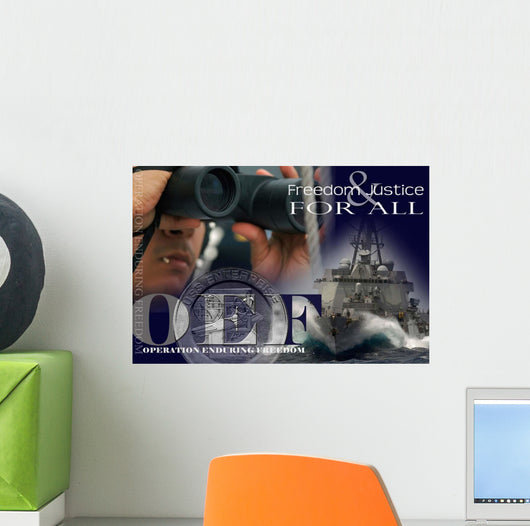Illustration Crew Members Involved Wall Decal