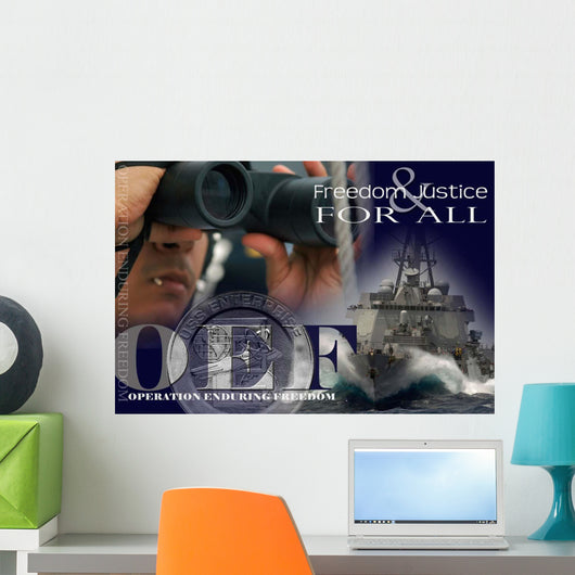 Illustration Crew Members Involved Wall Decal