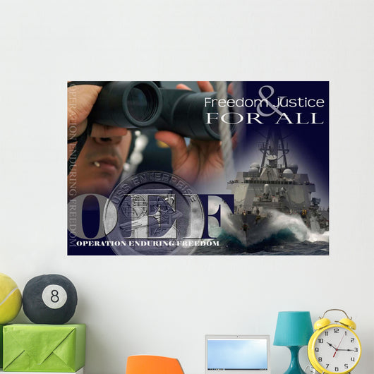 Illustration Crew Members Involved Wall Decal