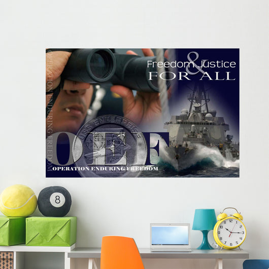 Illustration Crew Members Involved Wall Decal
