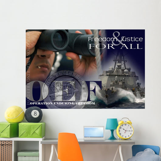 Illustration Crew Members Involved Wall Decal