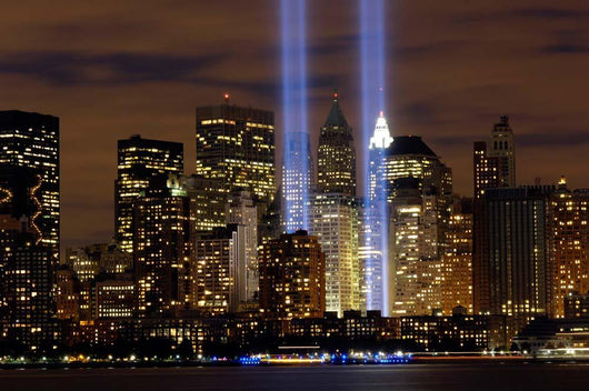 Tribute Light Memorial Wall Decal