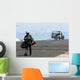 Pilot Walks across Flight Wall Decal