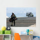 Pilot Walks across Flight Wall Decal