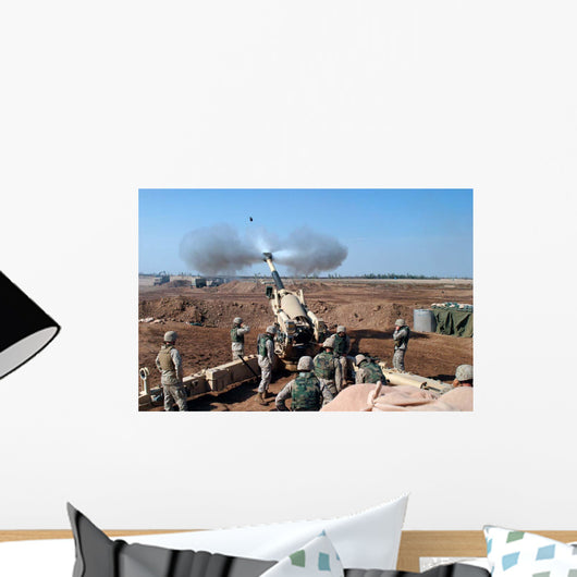 Us Marine Corps M-198 Wall Decal