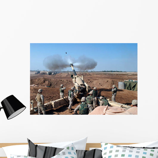 Us Marine Corps M-198 Wall Decal