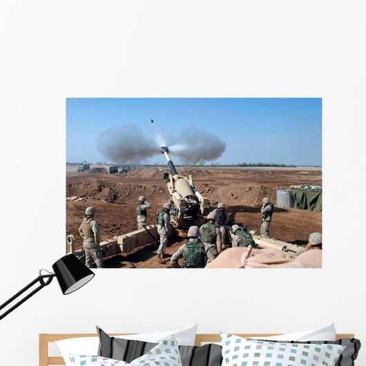 Us Marine Corps M-198 Wall Decal