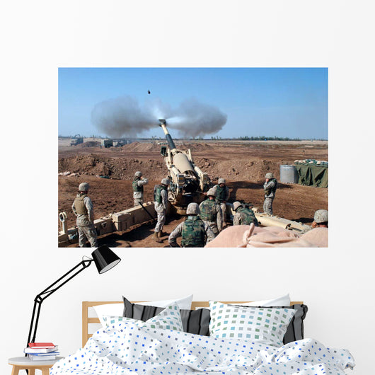 Us Marine Corps M-198 Wall Decal