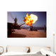Battleship Uss Wisconsin Fires Wall Decal Design 1