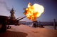 Battleship Uss Wisconsin Fires Wall Decal Design 1