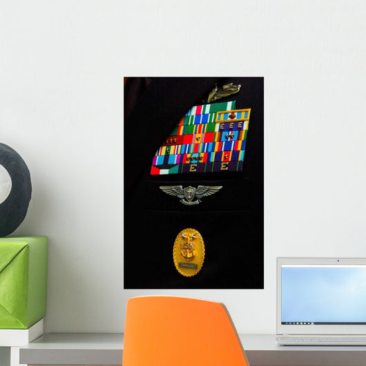 Command Master Chief Badge Wall Decal