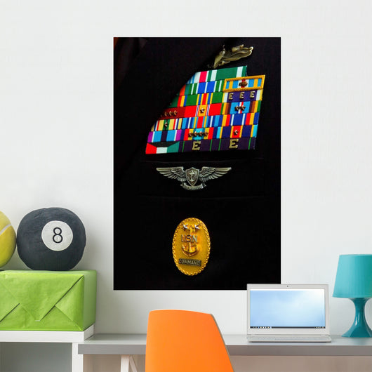 Command Master Chief Badge Wall Decal