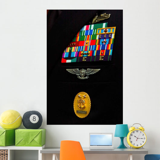 Command Master Chief Badge Wall Decal