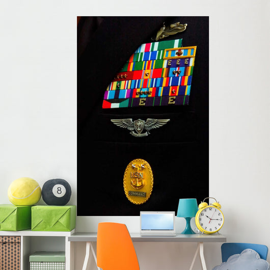 Command Master Chief Badge Wall Decal