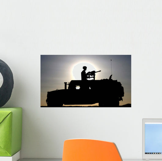 Gunner Mans Mk-19 40mm Wall Decal