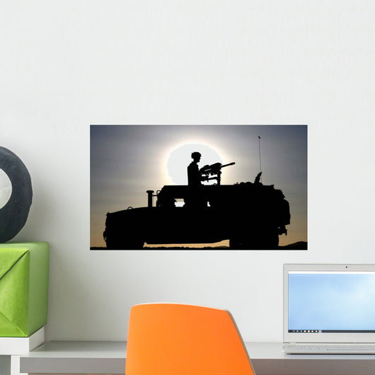 Gunner Mans Mk-19 40mm Wall Decal