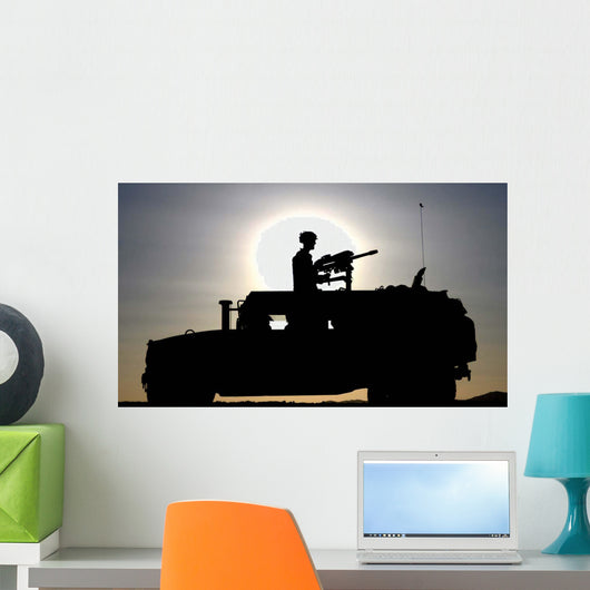 Gunner Mans Mk-19 40mm Wall Decal