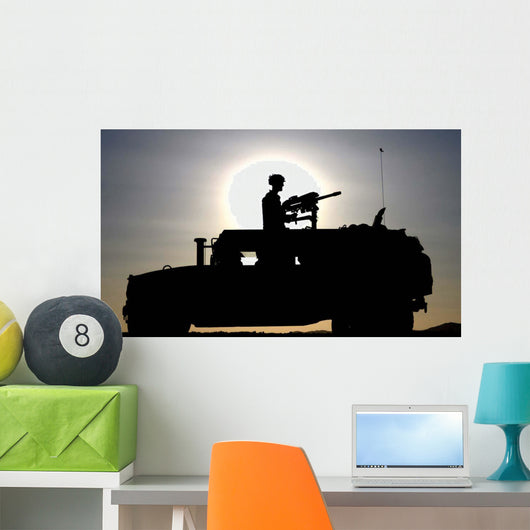 Gunner Mans Mk-19 40mm Wall Decal