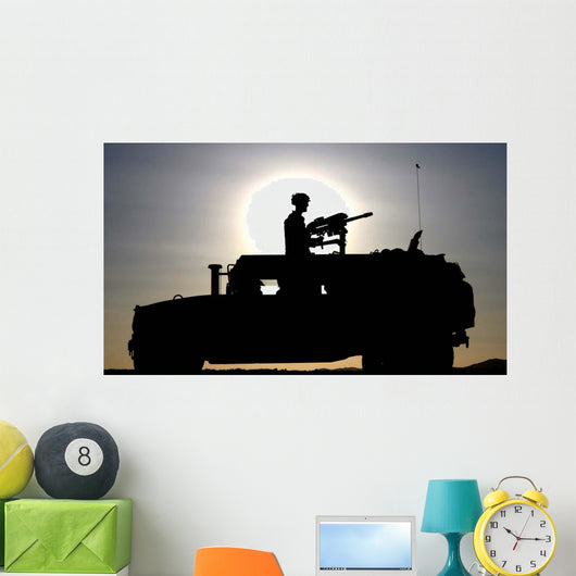 Gunner Mans Mk-19 40mm Wall Decal