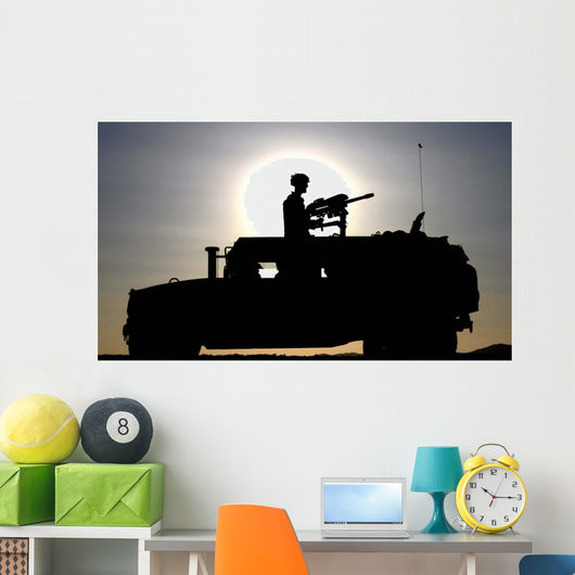 Gunner Mans Mk-19 40mm Wall Decal