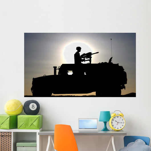 Gunner Mans Mk-19 40mm Wall Decal