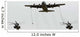 Mc-130w Conducts In-flight Refueling Wall Decal Design 2