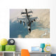 F-16 Fighting Falcon Refuels Wall Decal