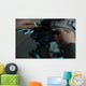 Airman Adjusts Eyespan Pair Wall Decal