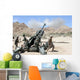 Marines Shoot 100-pound Rounds Wall Decal Design 1