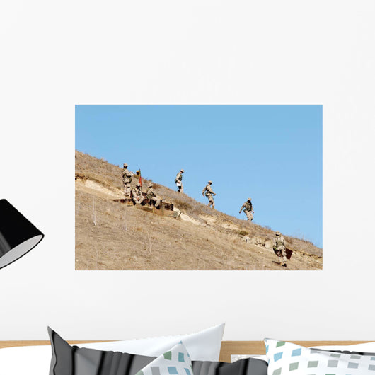 Recruits Descend One Many Wall Decal