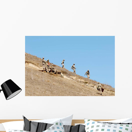 Recruits Descend One Many Wall Decal