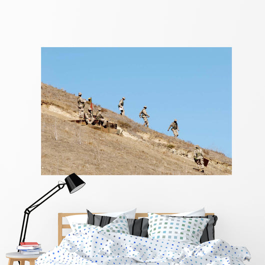 Recruits Descend One Many Wall Decal