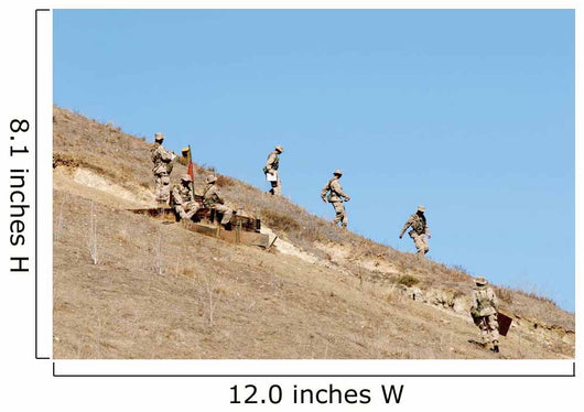 Recruits Descend One Many Wall Decal