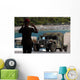 Specialist Directs Humvee aboard Wall Decal
