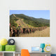 Marines Hike Their Way Wall Decal