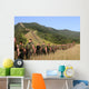 Marines Hike Their Way Wall Decal